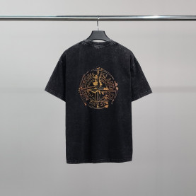 STONE ISLAND 스톤아일랜드 플레임서클 피그먼트 반팔티