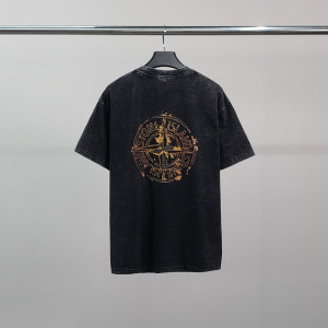 STONE ISLAND 스톤아일랜드 플레임서클 피그먼트 반팔티