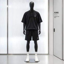 AMI 아미 쿨링 와플 헨리 스트링&밴딩 팬츠 3COLOR