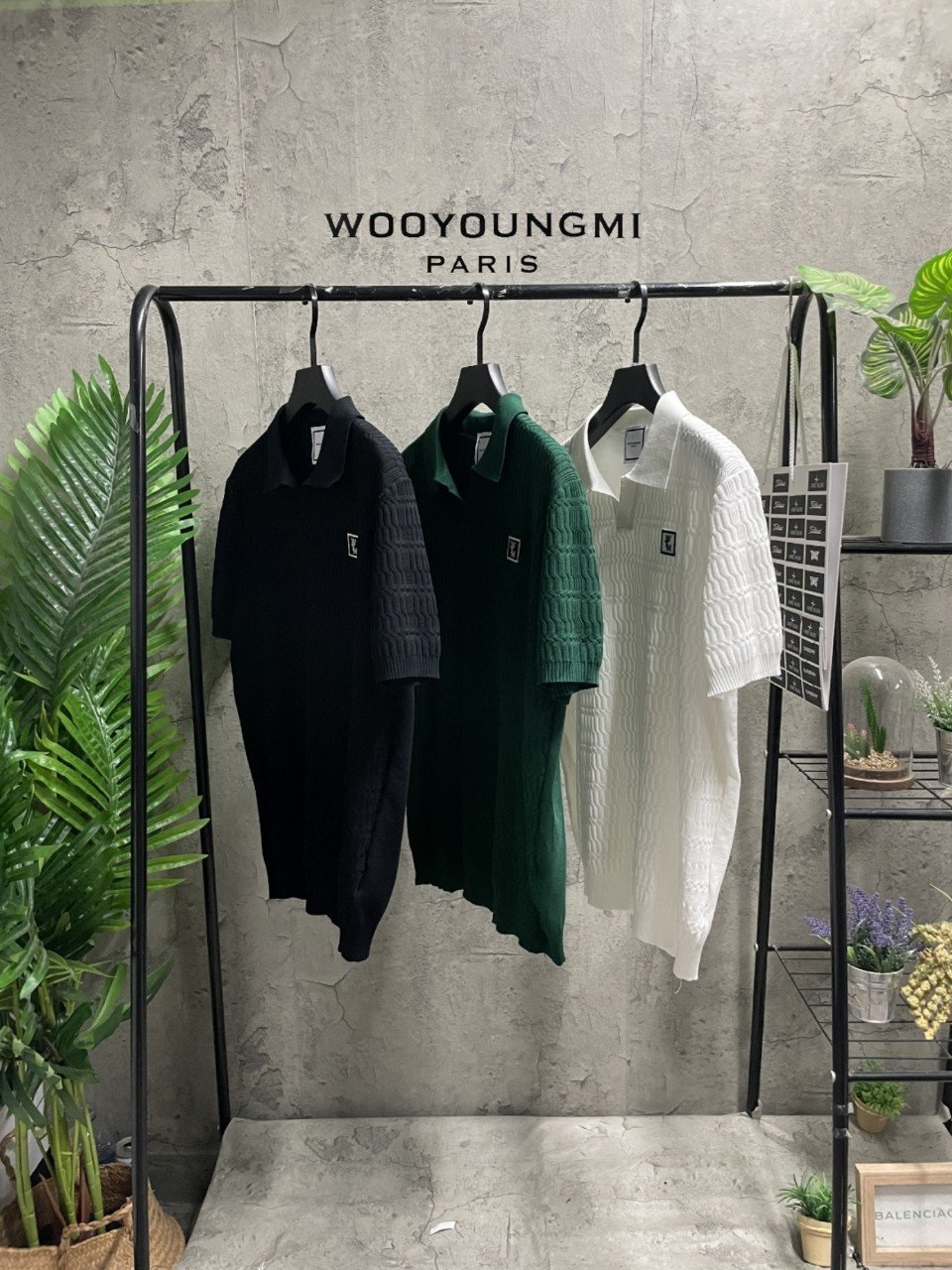 WOOYOUNGMI 우영미 오픈카라 니트