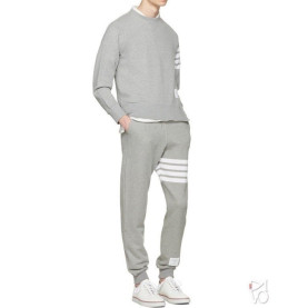 THOM BROWNE 톰브라운 사선완장 시그니처 코튼 맨투맨 & 스웻팬츠 세트 3COLOR