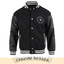 CHROME HEARTS 크롬하츠 말굽 크로스 바시티 자켓