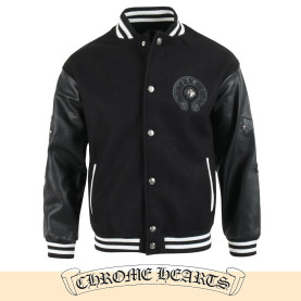 CHROME HEARTS 크롬하츠 말굽 크로스 바시티 자켓