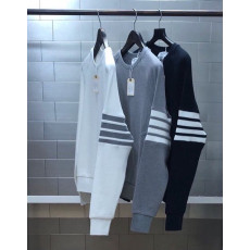 THOM BROWNE 톰브라운 4BAR 와플 맨투맨