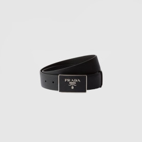 PRADA 프라다 사피아노 가죽 벨트 2CC534 (금장/흑장)