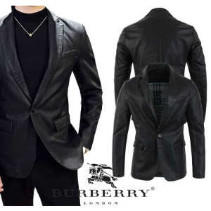 BURBERRY 버버리 싱글 레더 자켓