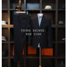 THOM BROWNE 톰브라운 블랙 모던 로아 슈트 셋트