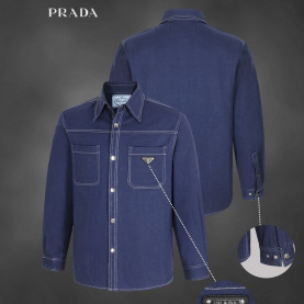 PRADA 프라다 데님 남방 자켓