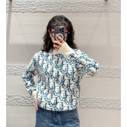 DIOR 디올 오블리크 패턴 니트