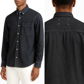 MAISON MARGIELA 메종마르지엘라 생지 데님 셔츠