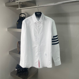 THOM BROWNE 톰브라운 시어서커 완장 셔츠