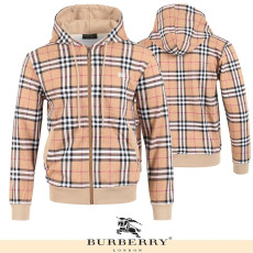 BURBERRY 버버리 기마 자수 체크 후드집업 2COLOR