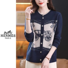 HERMES 에르메스 벨라 패턴 가디건 2COLOR