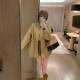 MIUMIU 미우미우 블루체크 트렌치코트