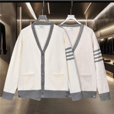 THOM BROWNE 톰브라운 배색 사선완장 가디건