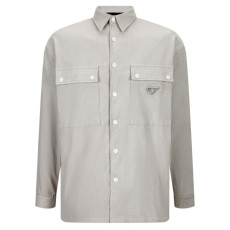 PRADA 프라다 메탈 플레이트 코듀로이 셔츠 2COLOR