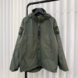 STONE ISLAND 스톤아일랜드 더블 와펜 패치 바람막이 2COLOR