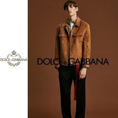 DOLCE & GABBANA 돌체앤가바나 스웨이드 트러커 자켓