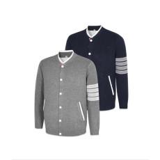 THOM BROWNE 톰브라운 사선 니트 집업 2COLOR