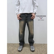 THOM BROWNE 톰브라운 세미와이드 청바지