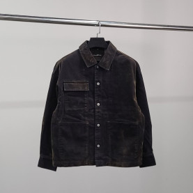 BALENCIAGA 발렌시아가 로고자수 빈티지 데님 자켓