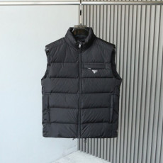 PRADA 프라다 메탈 플레이트 다운 베스트 3COLOR