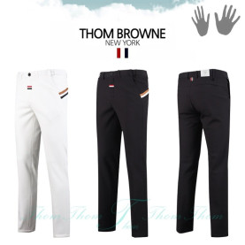 THOM BROWNE 톰브라운 삼선 기모 밴딩 팬츠