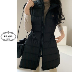 PRADA 프라다 앤디 롱 패딩조끼 2COLOR