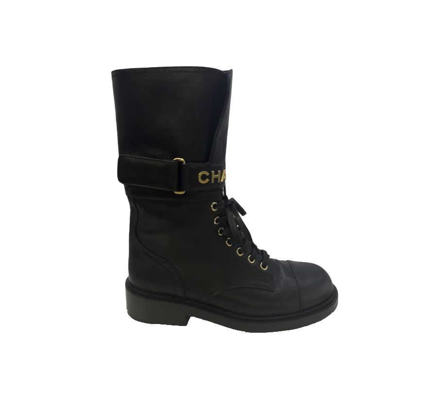 5위 CHANEL 샤넬 레더 바이커 부츠 C78068 2COLOR