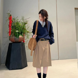 LOEWE 로에베 V넥 트롱프뢰유 스웨트 셔츠 2COLOR