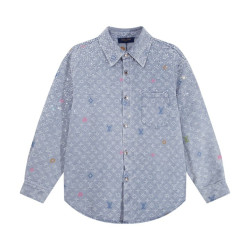 LOUIS VUITTON 루이비통 모노그램 데님 셔츠 자켓