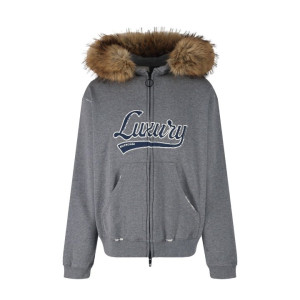 BALENCIAGA 발렌시아가 럭셔리 스크립트 후드집업