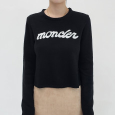 MONCLER 몽클레어 자수로고 울 앤 캐시미어 스웨터 2COLOR