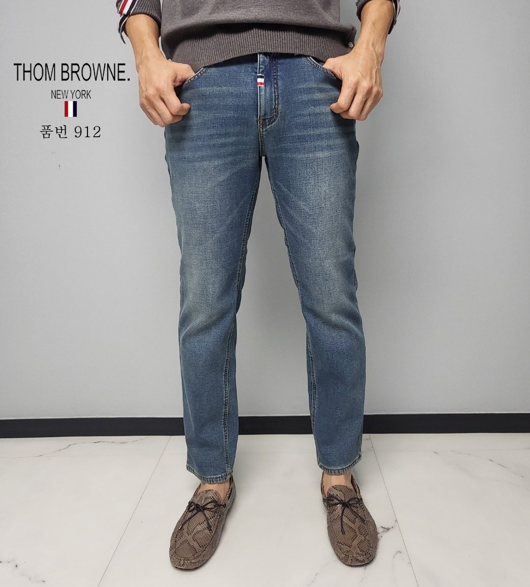 THOM BROWNE 톰브라운 융기모 청바지