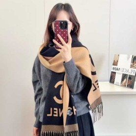 CHANEL 샤넬 캐시미어 숄 머플러