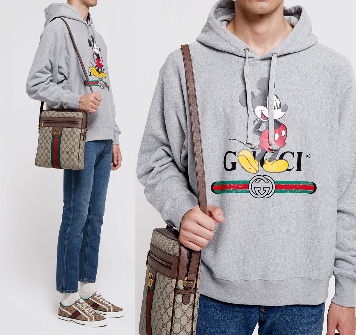 GUCCI 구찌 미키마우스 후드티