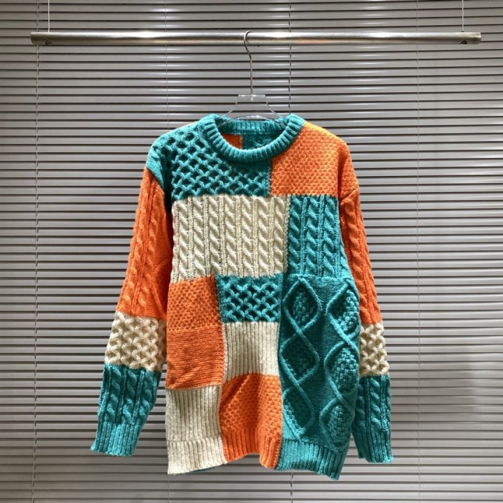 LOEWE 로에베 패치 워크 니트