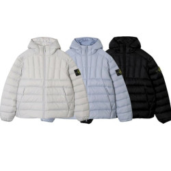 STONE ISLAND 스톤아일랜드 테크 후드패딩