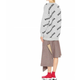 BALENCIAGA 발렌시아가 올오버 로고 니트 21COLOR