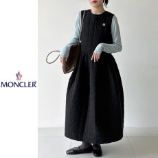 MONCLER 몽클레어  패딩 퀼팅 누빔 롱원피스 2COLOR