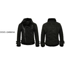 DOLCE & GABBANA 돌체앤가바나 올블랙 무스탕