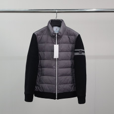 MONCLER 몽클레어 덕다운 블랙와펜 니트 패딩 자켓
