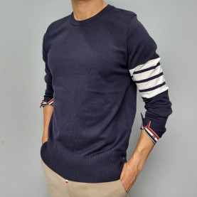 THOM BROWNE 톰브라운 사선 라운드 니트 2COLOR