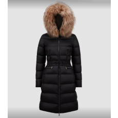 MONCLER 몽클레어 보에딕 후드 시어링 롱 다운재킷