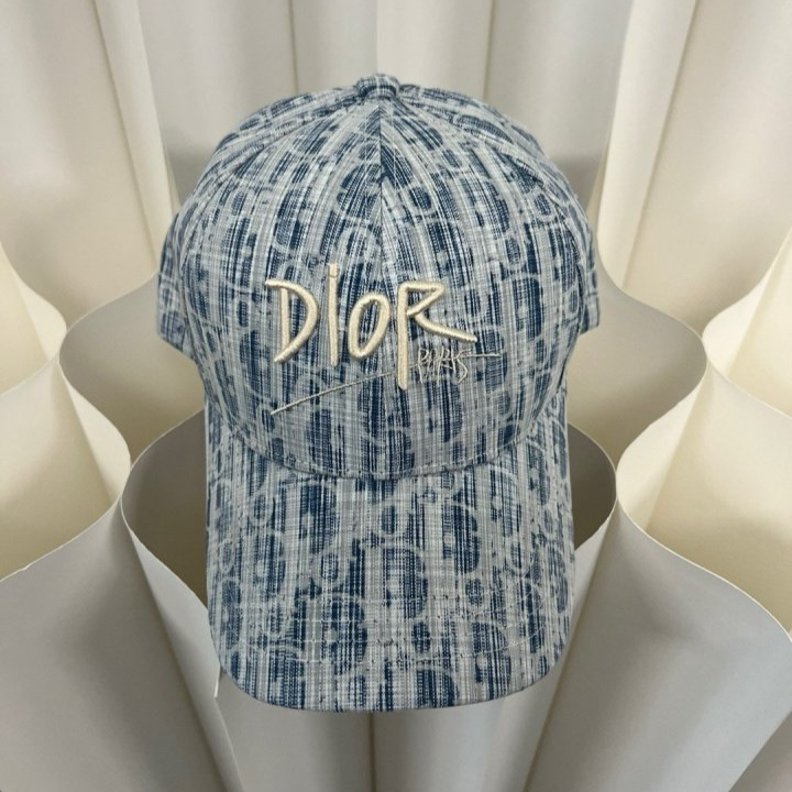 DIOR 디올 로고 데님 볼캡