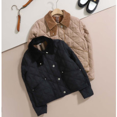 BURBERRY 버버리 크롭 퀼팅 자켓
