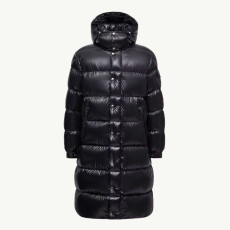 MONCLER 몽클레어 하노베리안 후드 스퀘어 퀼팅 롱 다운 자켓
