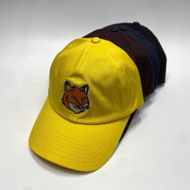 MAISON KITSUNE 메종키츠네 폭스 헤드 패치캡