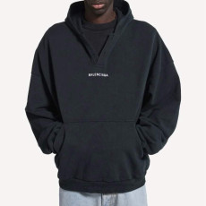 BALENCIAGA 발렌시아가 페이크 폴로 자수 후디