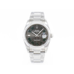 ROLEX 로렉스 데이저스트 그레이 윔블던 로만 다이얼 SS 오이스터 41mm 최신 V2버전 126334